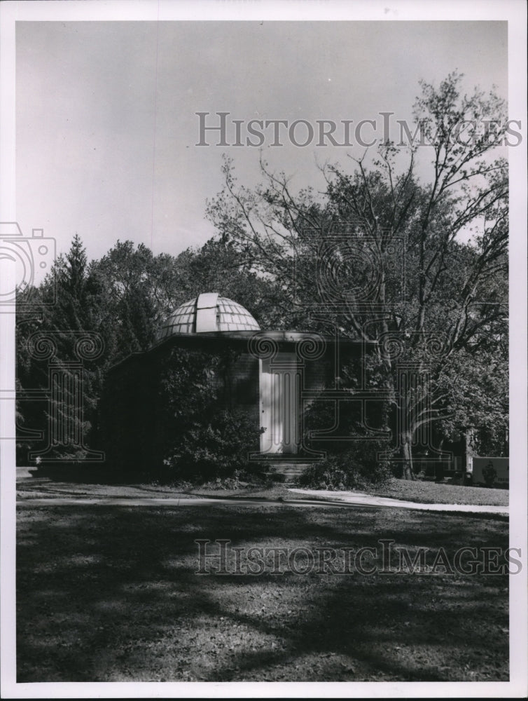 1963 Press Photo Loomis Observatory inside the Western Reserve Academy - Historic Images