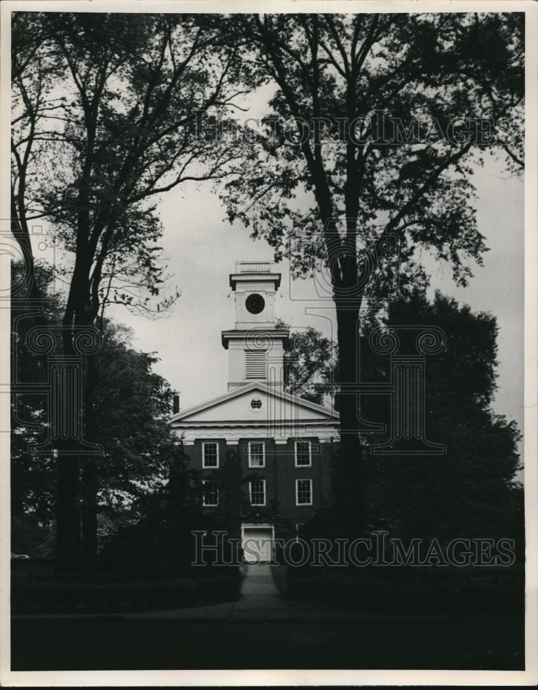 1957 Press Photo Century old Chapel of Western Reserve Academy - cva86079 - Historic Images