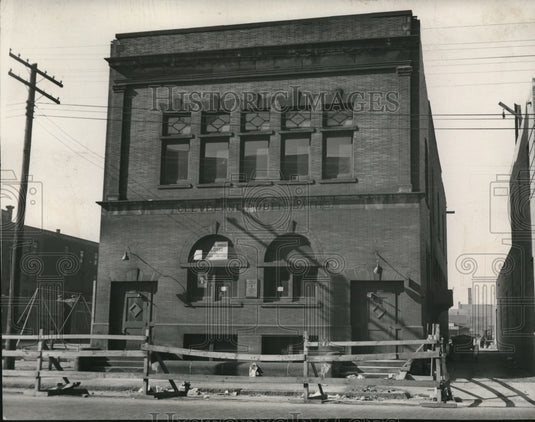 1939 Press Photo Condemned Bath House at Orange Ave SE & E. 17th Street - Historic Images
