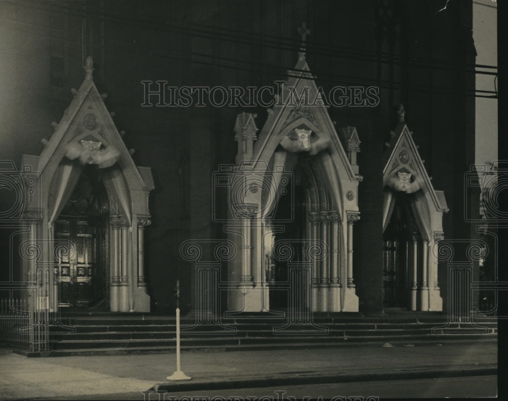 1935 Press Photo St John&#39;s Cathedral qill host Cardinal Hayes, archbishop of NY-Historic Images