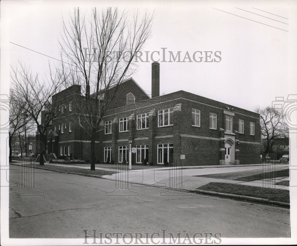 1954 Press Photo Bethany Lutheran Church in Triskelt Road at Lorain Ave. - Historic Images