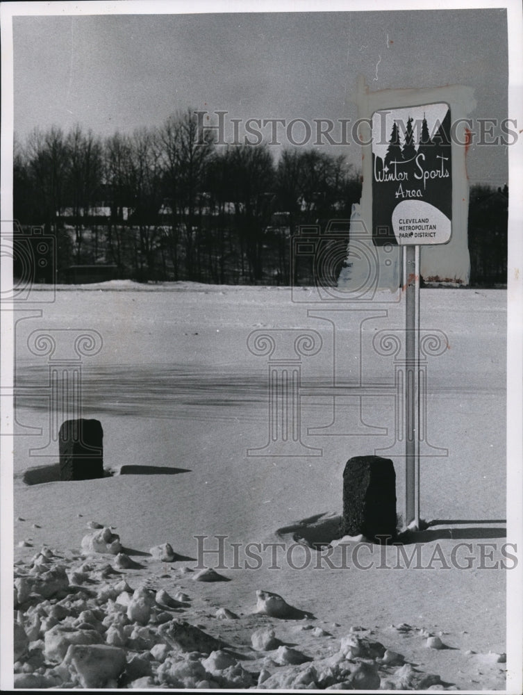 1965 Press Photo The Water Sports Area at Cleveland Metropolitan Park District-Historic Images