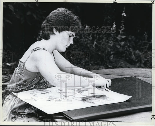 1962 Rose Thome Winner of Lakewood Arts Festival Scholarship Award - Historic Images