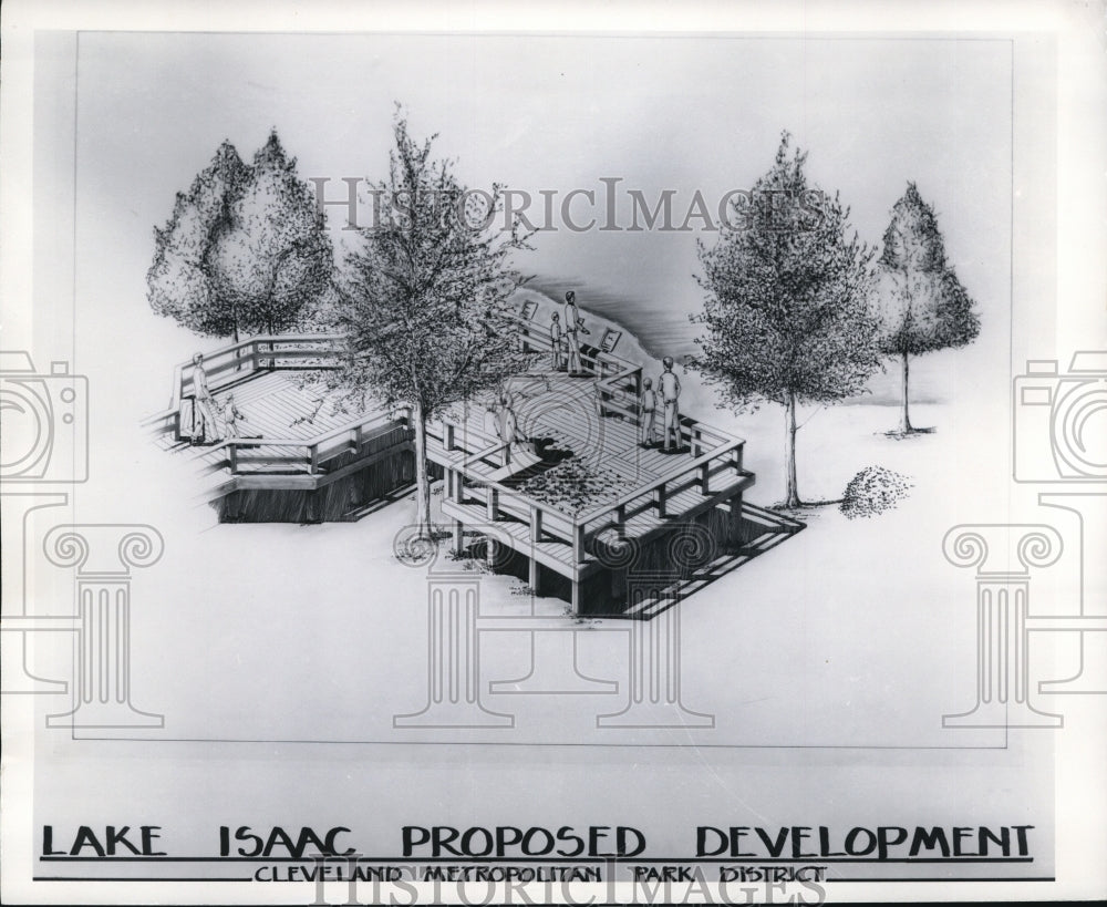 1975 Press Photo Lake Isaac Proposed Development - cva86960 - Historic Images