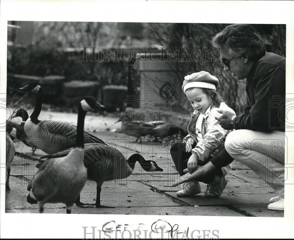 1987 Press Photo North Chagrin Metropolitan Part at the Bird Sancuary. - Historic Images