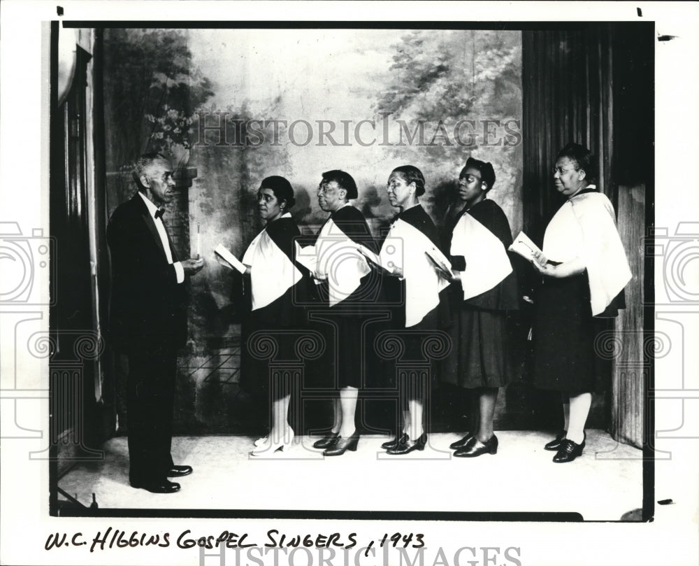 1987 Press Photo W.C. Higgins Gospel Singers - cva86984-Historic Images