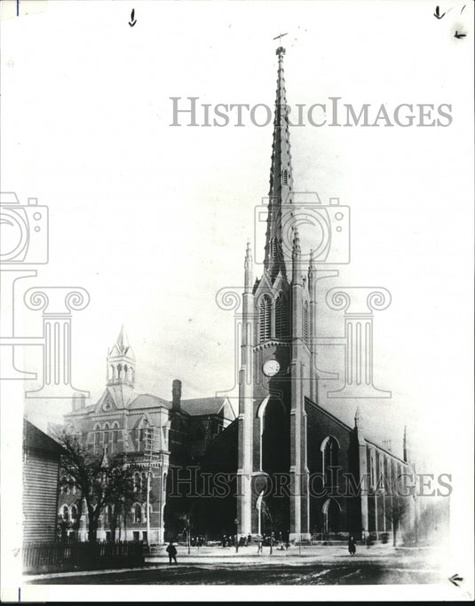 1987 Press Photo The St. Peter Church in 1919 - Historic Images