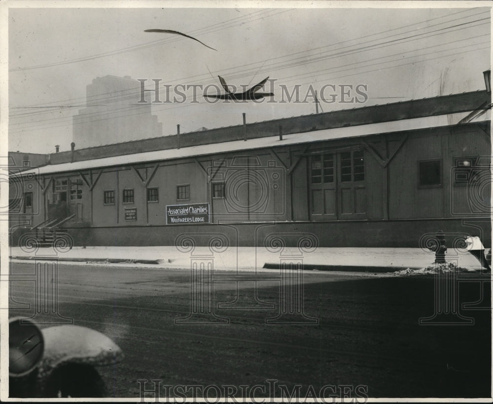 1932 Press Photo Associated Charities- Wayfarers Lodge, where 1,400 men sleep - Historic Images