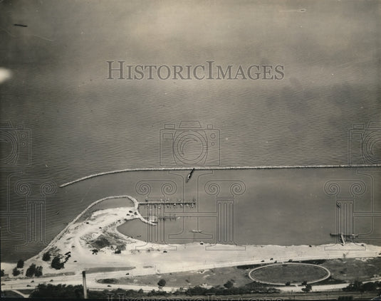 1930 Press Photo Lakefront Edgewater Creek - cva87648 - Historic Images