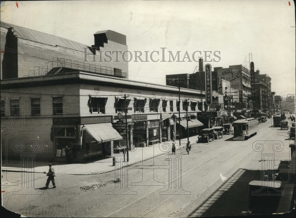 1982 Press Photo The Euclid Avenue in 1921 - Historic Images