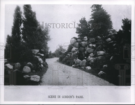 1968 Press Photo Early Scene in Gordon's Park - cva87919 - Historic Images