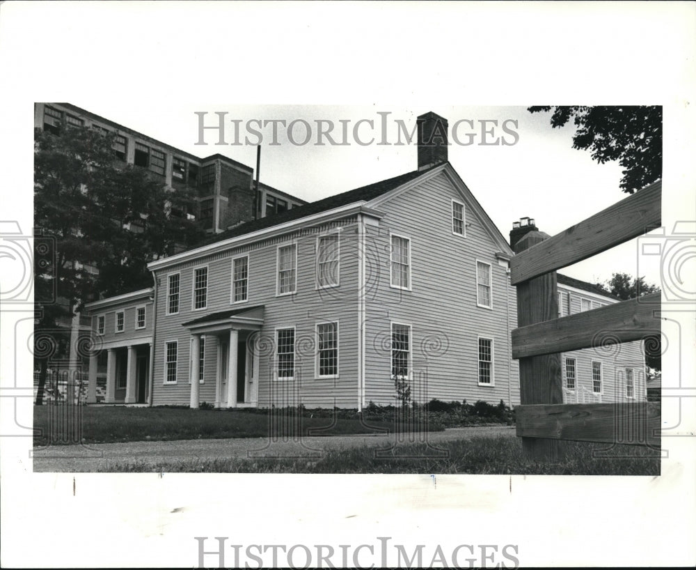 1989 Press Photo The Dunham Tavern and Museum in 6709 Euclid Ave. - Historic Images