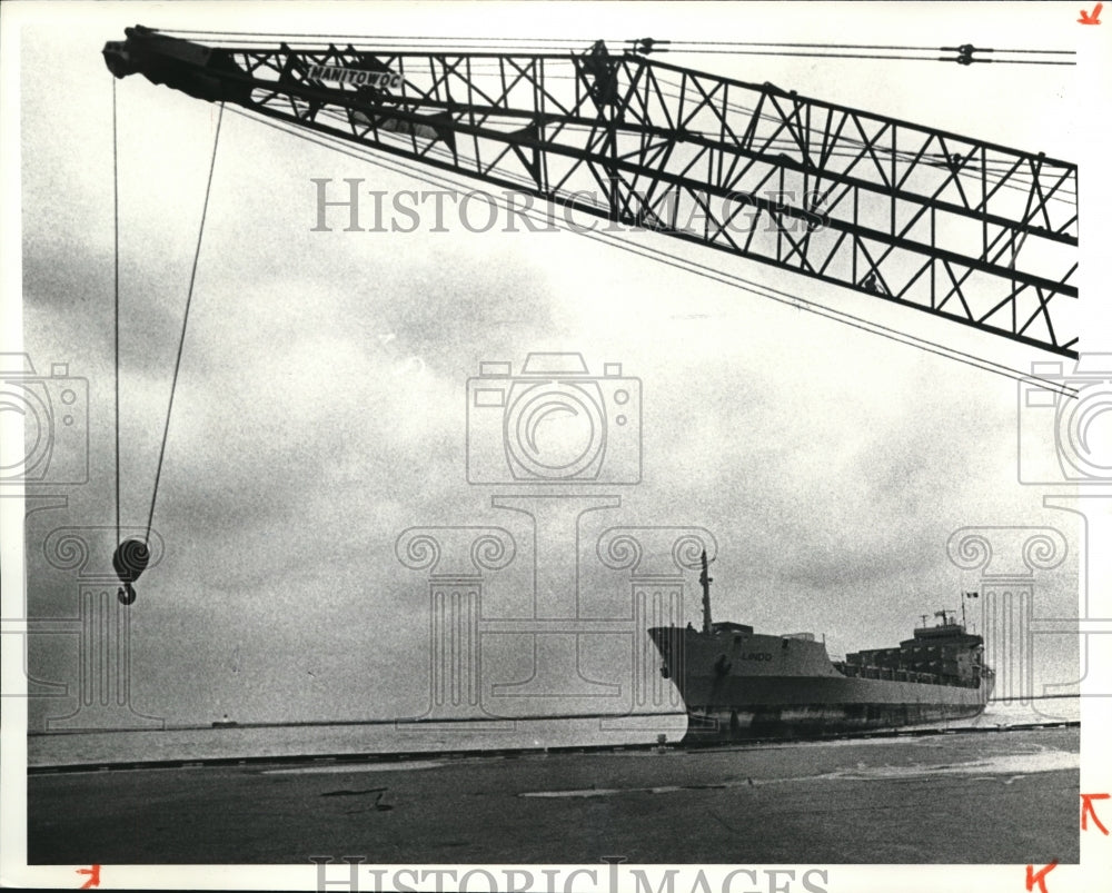 1980 Press Photo Port of Cleveland. - Historic Images