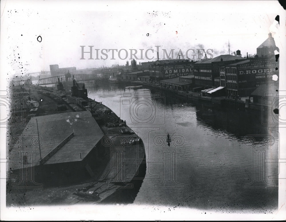 1963 Press Photo The Cuyahoga River Taken with Old Box Camera - cva88323 - Historic Images