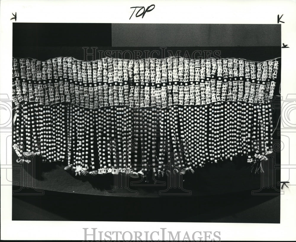 1985 Press Photo Cleveland Museum of National History Tribal Art - Historic Images