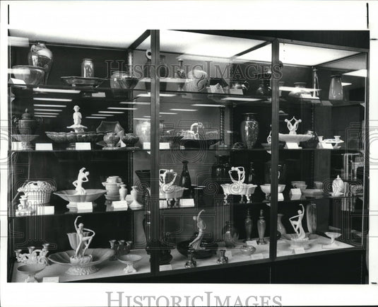 1986 Press Photo Cowan Pottery Museum in Rocky River - Historic Images