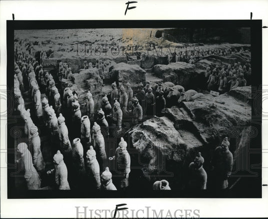 1988 Press Photo The Chinese Tomb art at the Cleveland Museum of Art - Historic Images