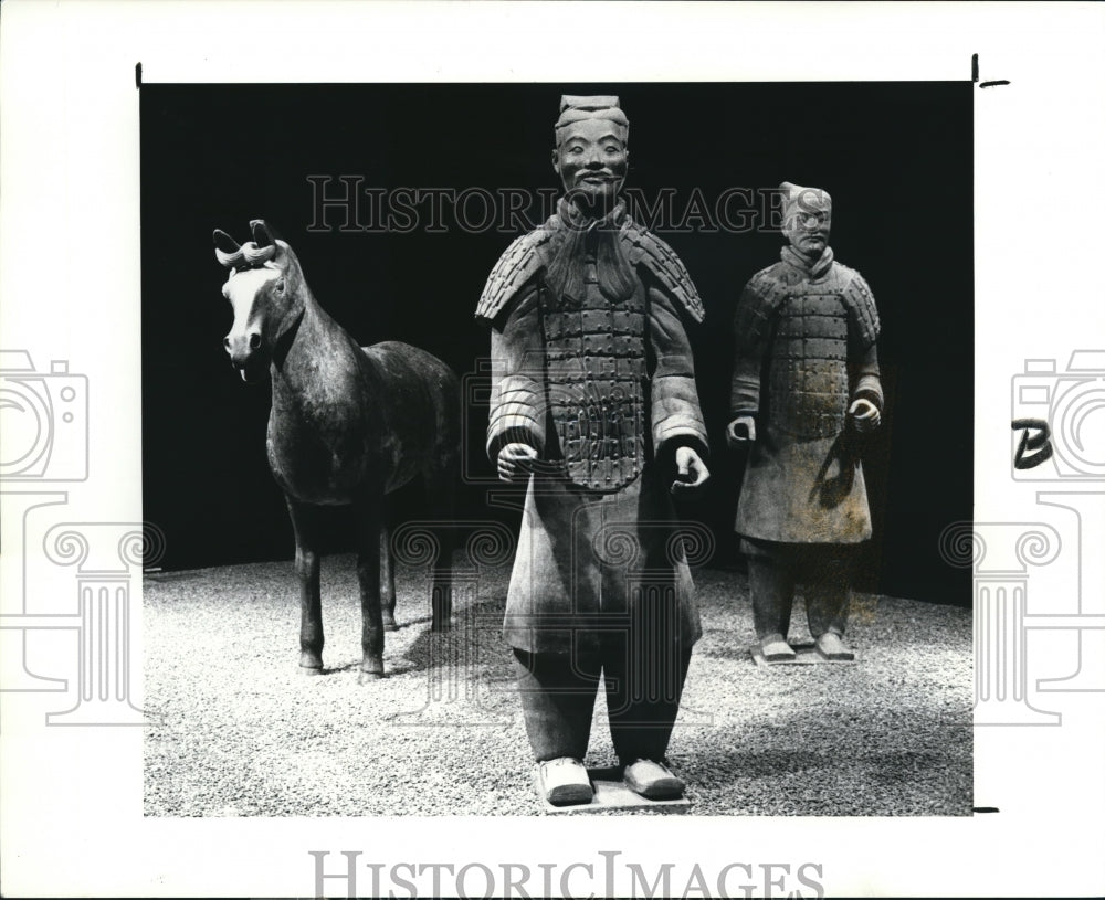 1988 Press Photo  The Chinese Tomb art at the Cleveland Museum of Art - Historic Images