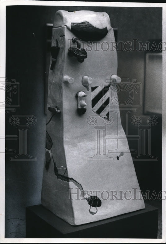1969 Press Photo Time Stele of Carmel Lwinn by Letitia Eldredge - cva88665 - Historic Images