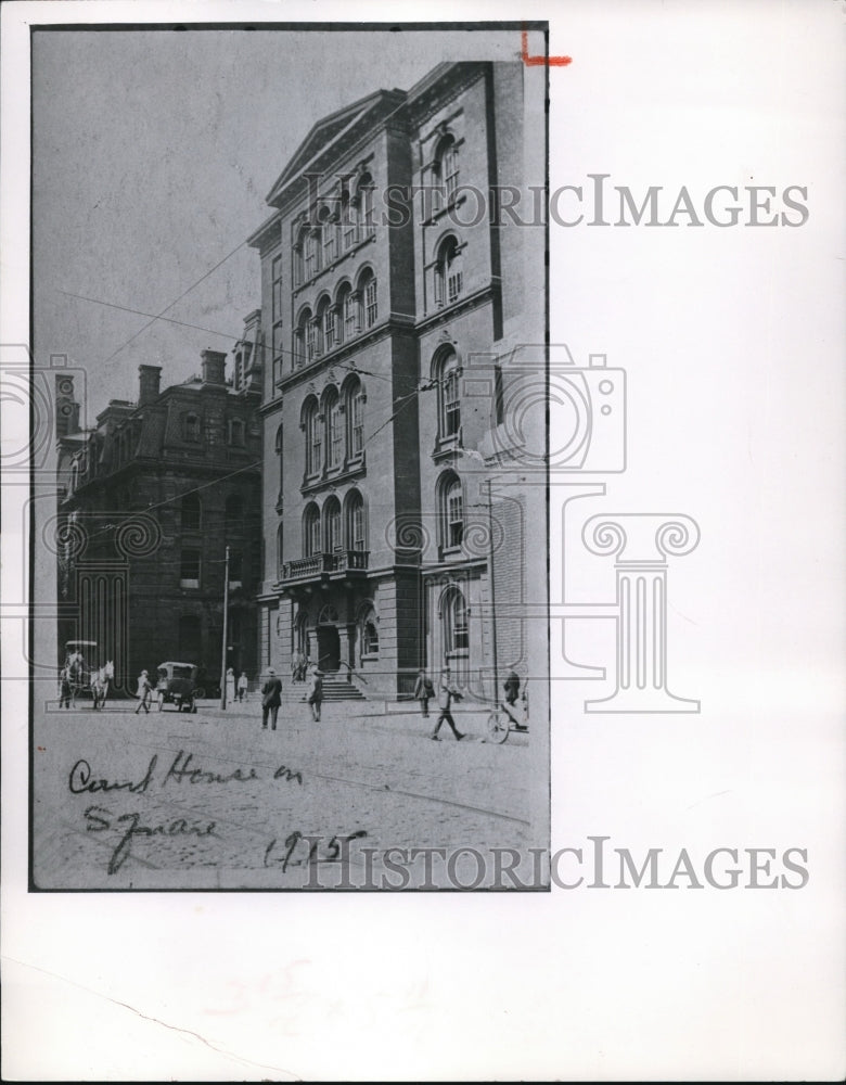 1958 Press Photo Public Square 1915 - cva88724 - Historic Images