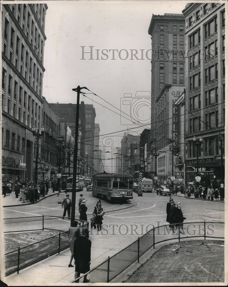 1949 Public Square General View  - Historic Images