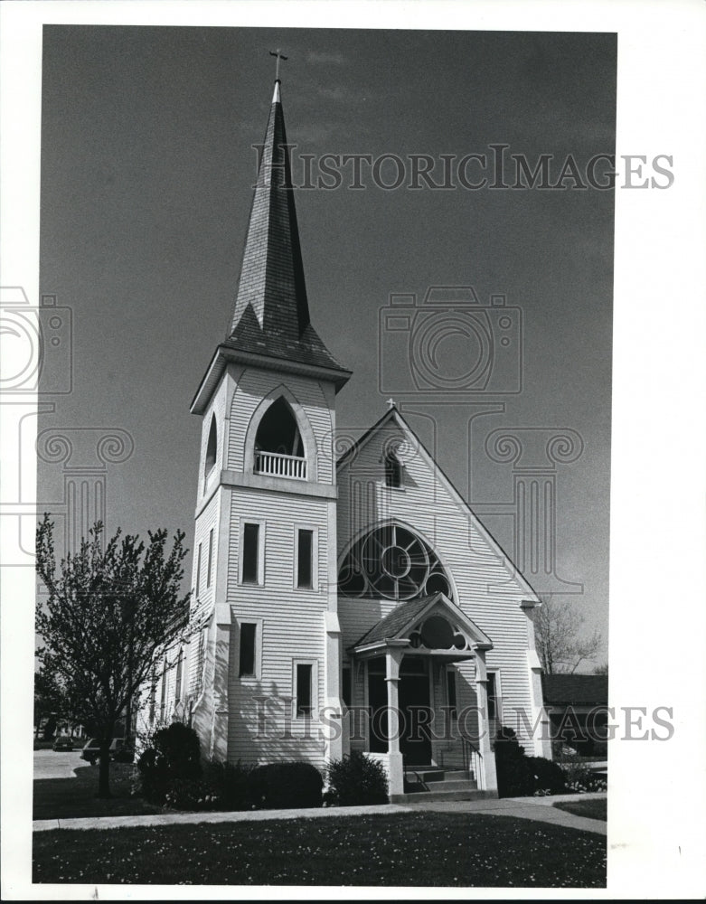 1989 Press Photo Zion Evangelical Lutheran Church - Historic Images