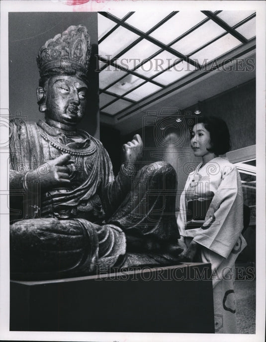 1968 Press Photo Cleveland Museum of Art, Yuan dynasty exhibition - cva88951 - Historic Images
