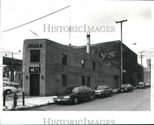 1989 Press Photo The Cleveland Industrial Flats - Historic Images