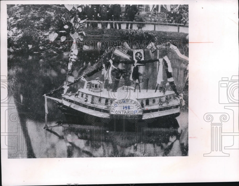 1966 The Mollie boat once propelled by a small motor  - Historic Images