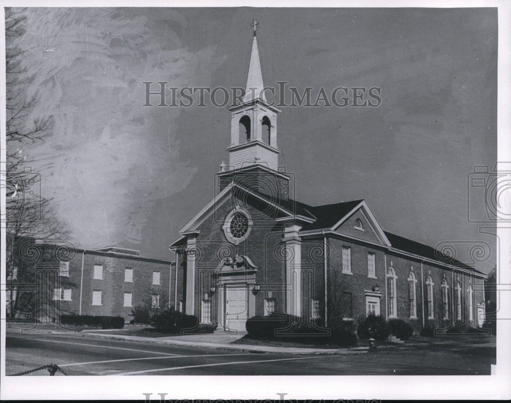 1966 Press Photo United Presbyterian Church, Hudson Drive, Cuyahoga - cva89304 - Historic Images