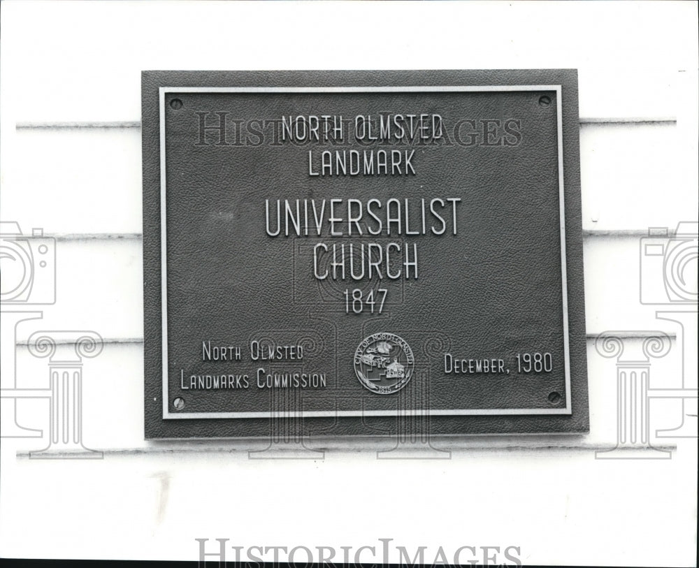 1989 Press Photo Unitarian Church in Portaer Road. - Historic Images