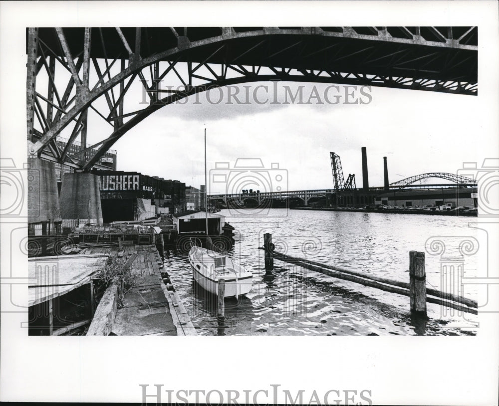 1978 Press Photo Cuyahoga River - Historic Images