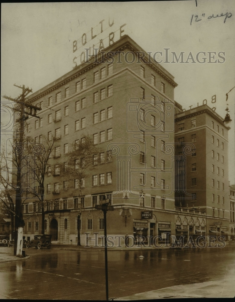 1925 Press Photo The Bolton Square Hotel - cva89721 - Historic Images