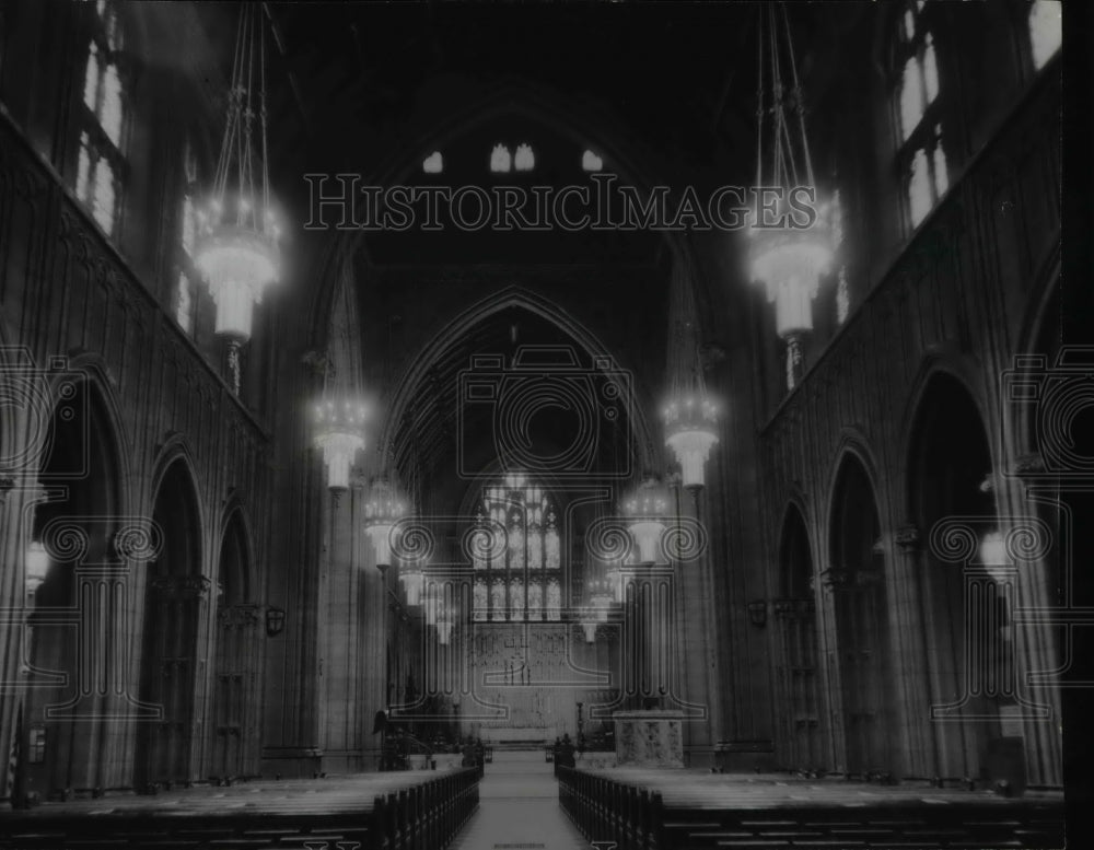 1953 Press Photo The inside altar of the Trinity Cathedral - cva89912 - Historic Images