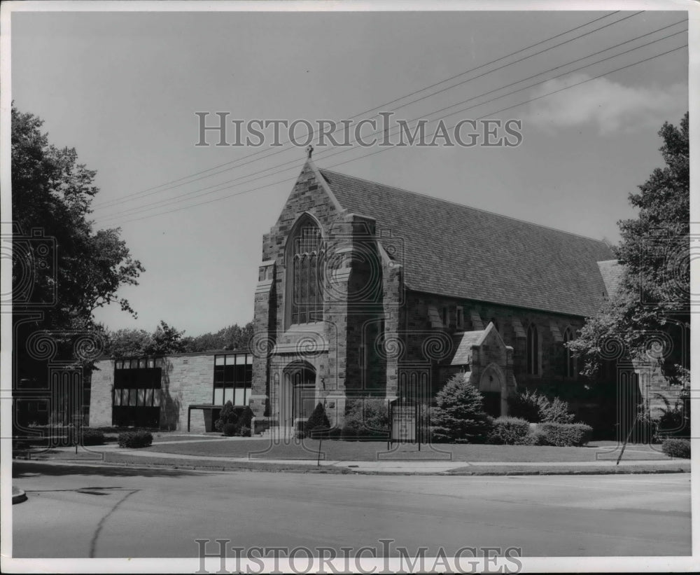 1961 Press Photo First English Lutherian Church in 2419 Euclid Hts. Blvd. - Historic Images