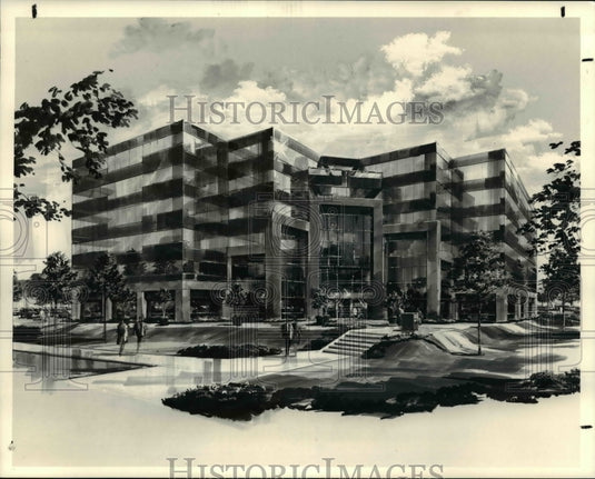 1988 Press Photo The L&M Properties - Genesis Building - Historic Images