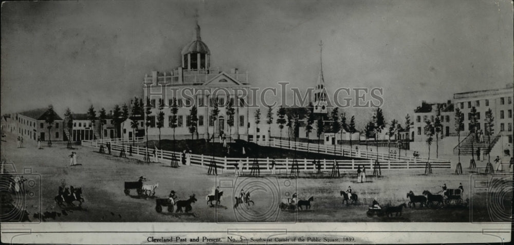 1950 Press Photo Public Square - cva90381 - Historic Images