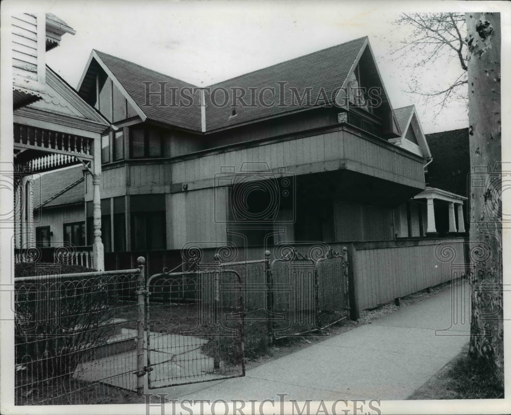 1971 Press Photo Contemporary design by architect Bruce Wade at 2910 Bridge Ave-Historic Images