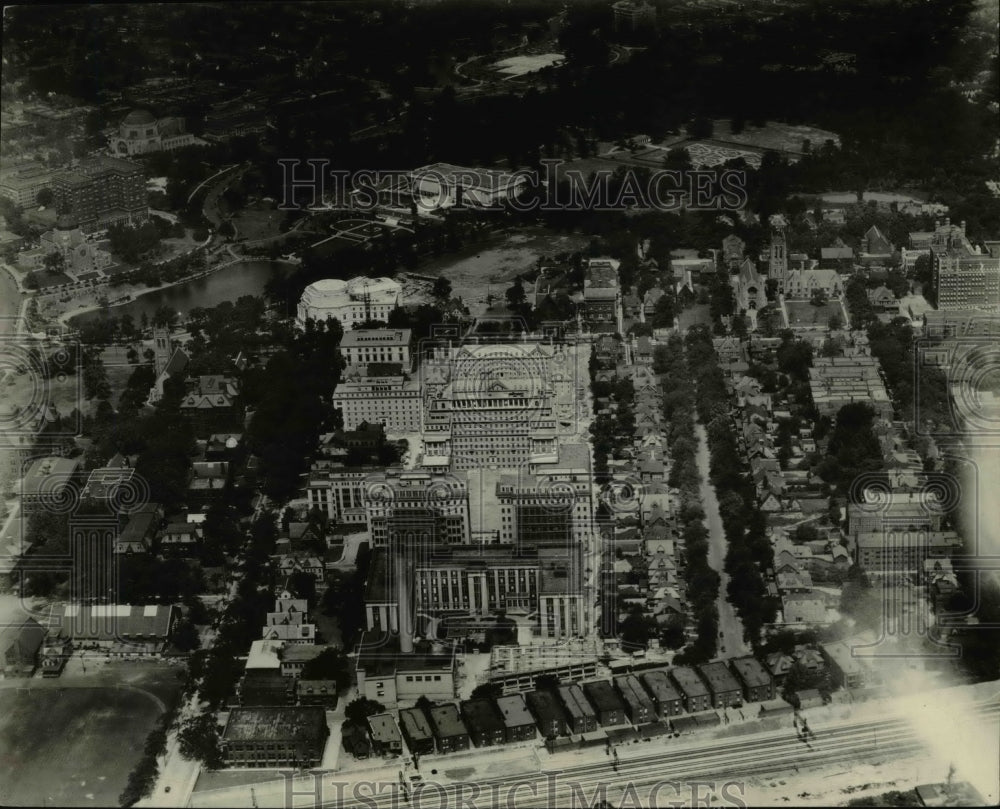 1930 Press Photo Lakeside Hospital Aerial View - cva90458 - Historic Images