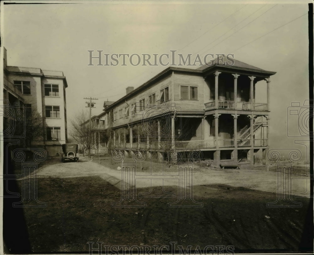 1923 Press Photo Tuberculosis Sanitarium Bldg, City Hospital - cva90545 - Historic Images