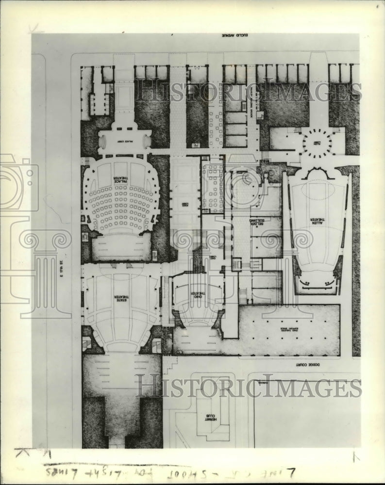 1982 Press Photo Playhouse square - Historic Images