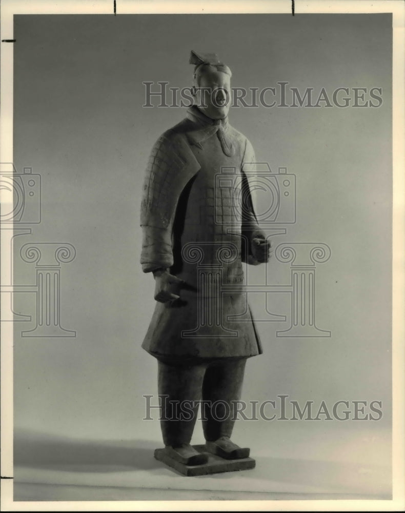 1988 Press Photo The Officer in 1988 Chinese Exhibition - Historic Images