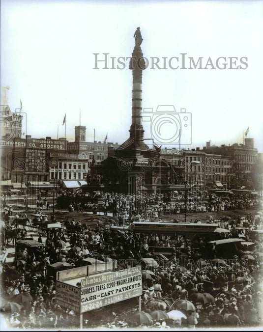 An Event being Held at the Public Square  - Historic Images