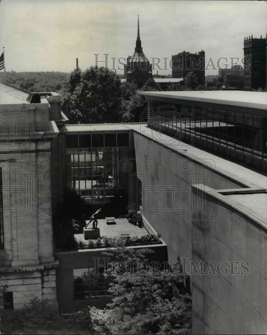 1960 Press Photo The Classical Terrace connecting to the New Wing to Museum - Historic Images