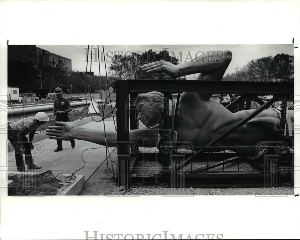 1991 Press Photo Peace memorial fountain - cva91042 - Historic Images