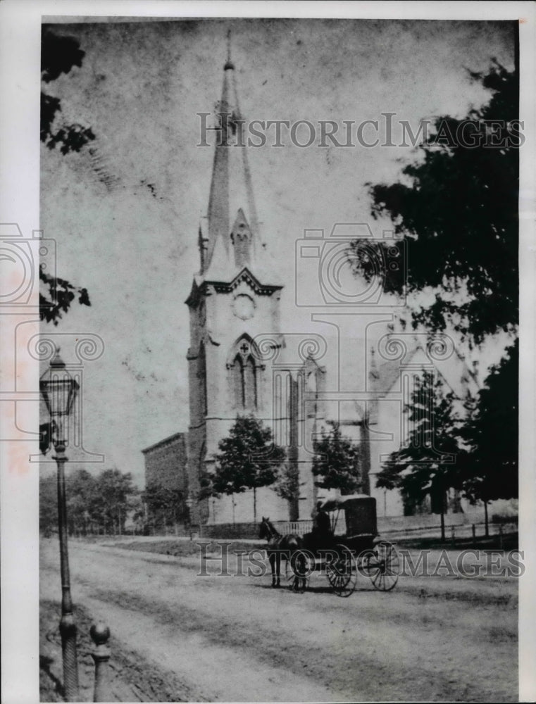 1960 Press Photo Euclid Street Presbyterian Church at Brownell Street - Historic Images