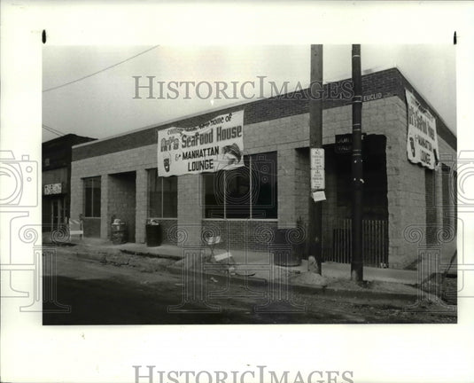 1986 Press Photo Arts & Seafood House, Euclid & Ivanhoe - Historic Images