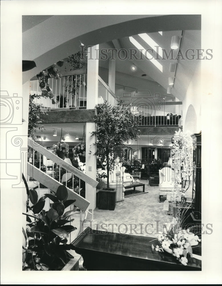 1986 Press Photo Jasons Furniture, Twinsburg - Historic Images