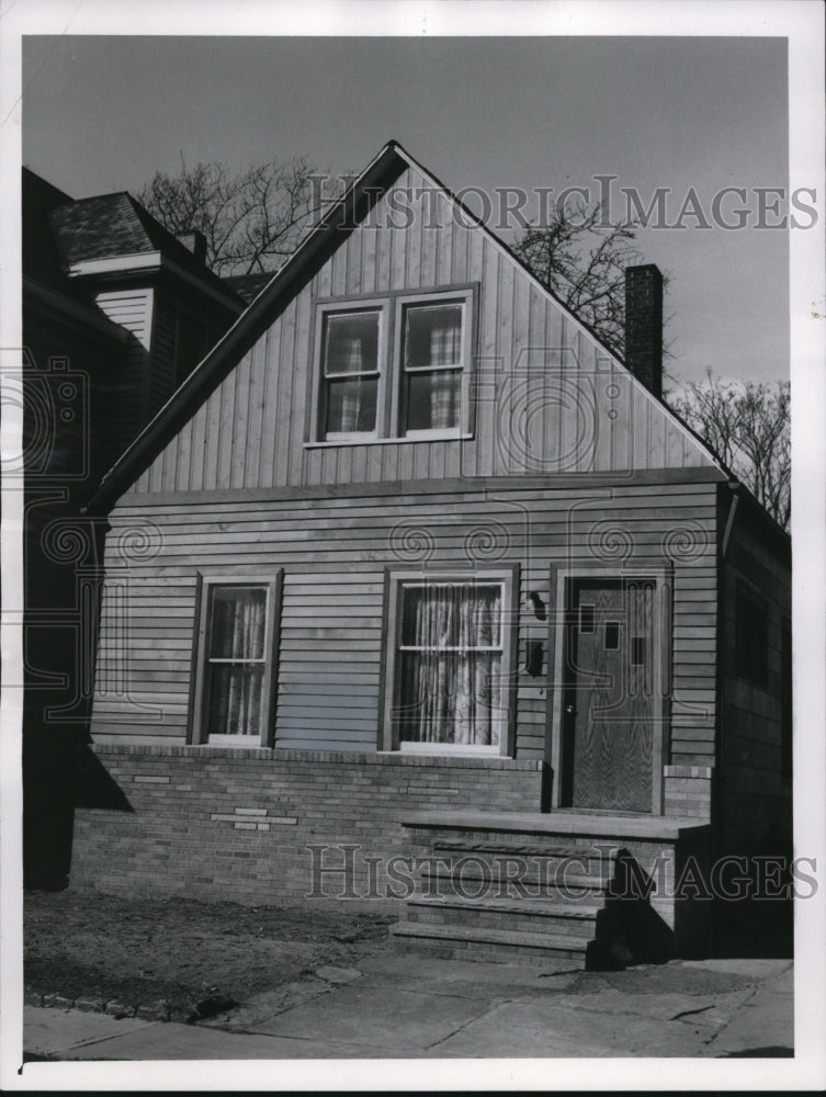 1961 Press Photo House at 10203 Olivet Ave.N.E a Mile Standish Home improvement - Historic Images