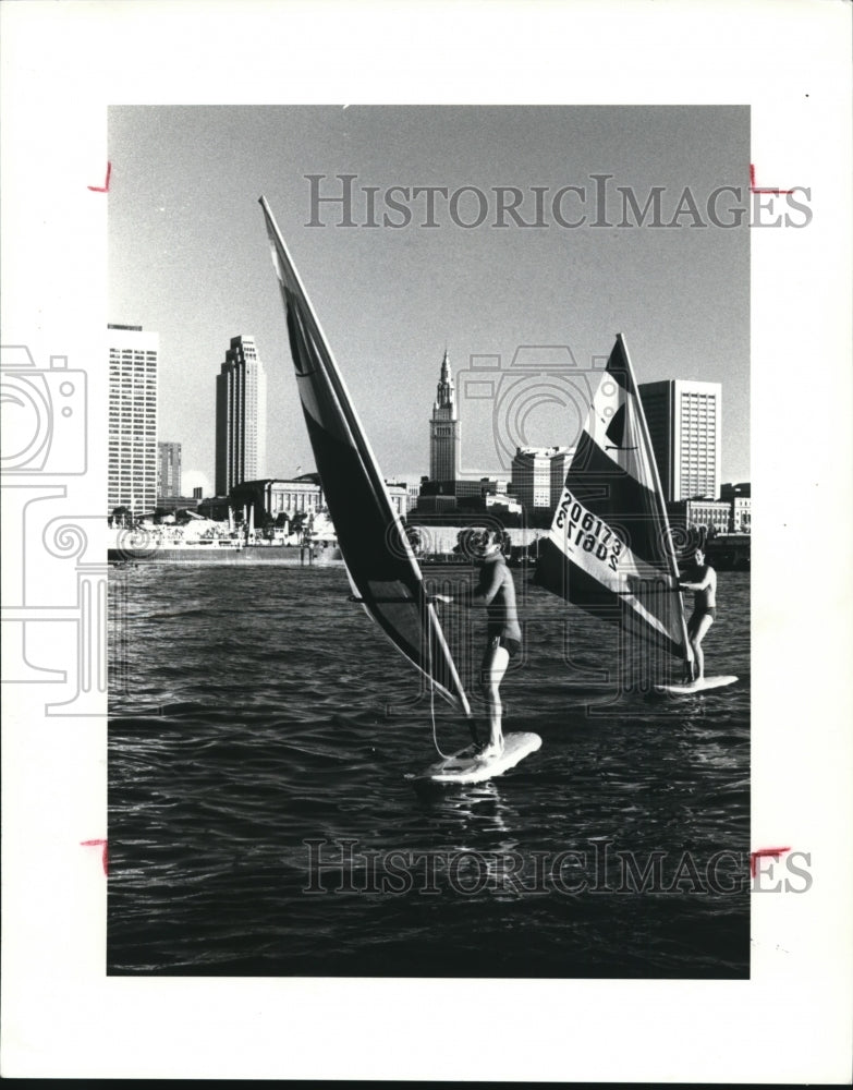 1985 Press Photo Skyline - Historic Images